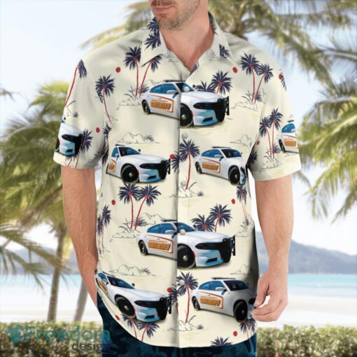 Hughes County Sheriff 3D Summer Aloha Hawaiian Shirt Product Photo 3