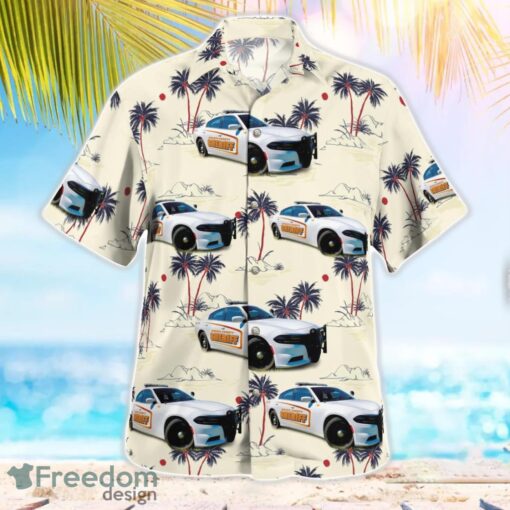 Hughes County Sheriff 3D Summer Aloha Hawaiian Shirt Product Photo 4