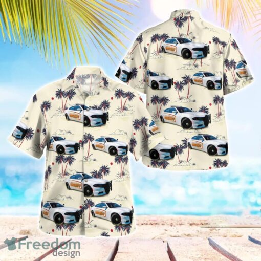 Hughes County Sheriff 3D Summer Aloha Hawaiian Shirt Product Photo 1