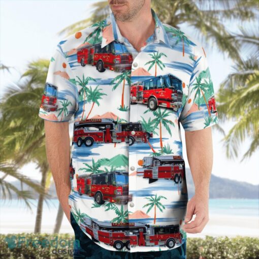 Huntersville Fire Department Beach Hawaiian Shirt Summer Gift Product Photo 3