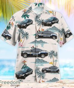 Huntersville Police Dodge Charger, NC Beach Hawaiian Shirt Summer Gift Product Photo 2