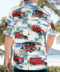 Huntley Fire Protection District 3D Hawaiian Shirt Product Photo 2