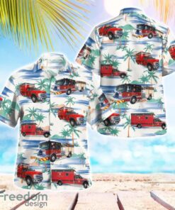 Huntley Fire Protection District 3D Hawaiian Shirt