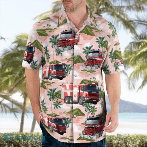 Hyvinkään VPK 3D Summer Aloha Hawaiian Shirt Product Photo 3