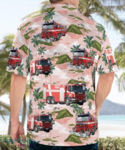 Hyvinkään VPK 3D Summer Aloha Hawaiian Shirt Product Photo 4