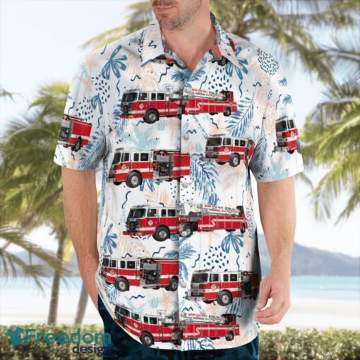 Idaho Boise Fire Department Tropical 3D Hawaiian Shirt Gift For Summer Product Photo 3