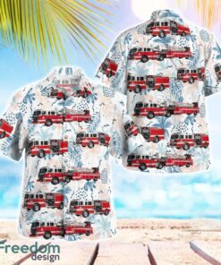 Idaho Boise Fire Department Tropical 3D Hawaiian Shirt Gift For Summer Product Photo 1