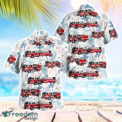 Idaho Boise Fire Department Tropical 3D Hawaiian Shirt Gift For Summer Product Photo 1