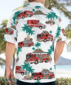 Illinois, Byron Fire Protection District Beach Hawaiian Shirt Summer Gift Product Photo 2