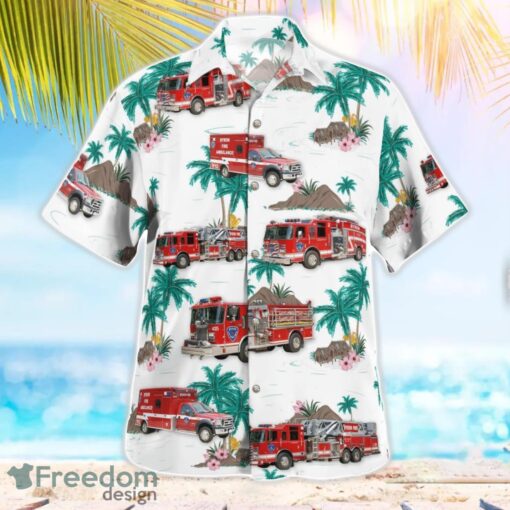 Illinois, Byron Fire Protection District Beach Hawaiian Shirt Summer Gift Product Photo 3