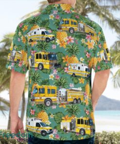 Illinois, Pingree Grove Fire Protection District 3D Summer Aloha Hawaiian Shirt Product Photo 2