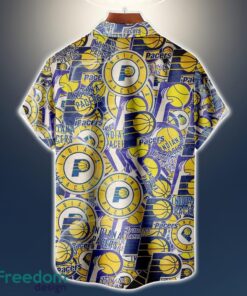 Indiana Pacers Logo All Printed 3D Hawaiian Shirt For Fans NBA Hawaiian Shirt Product Photo 2