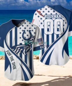 Indianapolis Colts Custom Name And Number Slogan Baseball Jersey Shirt