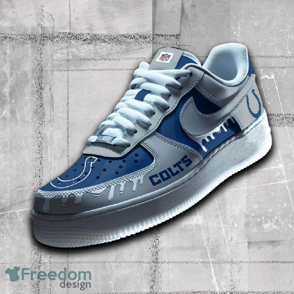 Indianapolis Colts NFL AF1 Shoes Fusion All Over Print Gift Air Force 1 Sneaker image Indianapolis Colts NFL AF1 Shoes Fusion All Over Print Gift Air Force 1 Sneaker - Indianapolis Colts NFL AF1 Shoes Fusion All Over Print Gift Air Force 1 Sneaker
