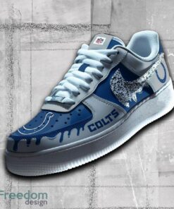 Indianapolis Colts NFL Sparkling AF1 Shoes Influence All Over Print Gift Air Force 1 Sneaker