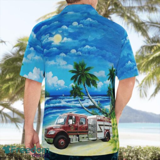 Inverness Fire Department, Florida 3D Hawaiian Shirt Product Photo 2