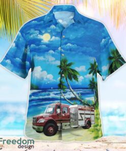 Inverness Fire Department, Florida 3D Hawaiian Shirt Product Photo 3