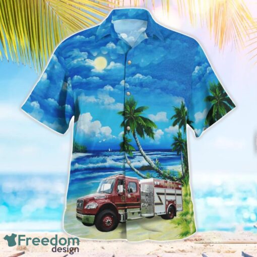 Inverness Fire Department, Florida 3D Hawaiian Shirt Product Photo 3