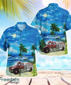 Inverness Fire Department, Florida 3D Hawaiian Shirt