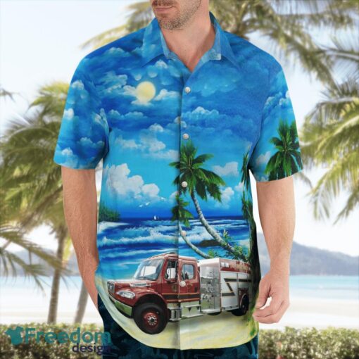 Inverness Fire Department, Florida 3D Hawaiian Shirt Product Photo 4