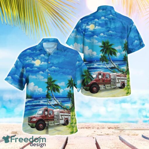 Inverness Fire Department, Florida 3D Hawaiian Shirt Product Photo 1