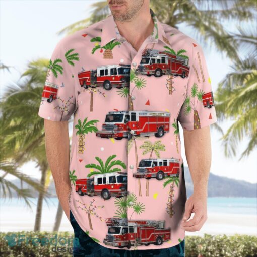 Iowa City Fire Department Beach Hawaiian Shirt Summer Gift Product Photo 3