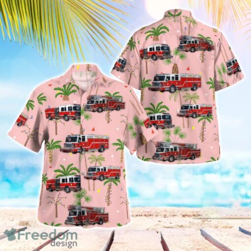 Iowa City Fire Department Beach Hawaiian Shirt Summer Gift Product Photo 1