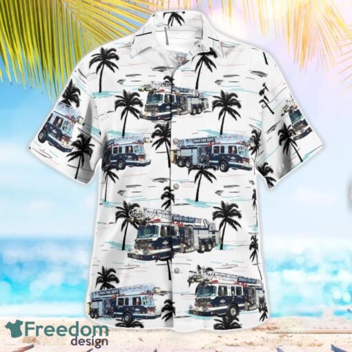 Irwin Fire Department 3D Hawaiian Shirt Product Photo 2