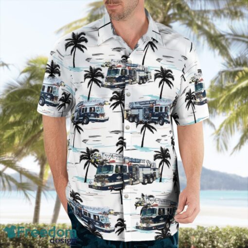 Irwin Fire Department 3D Hawaiian Shirt Product Photo 3