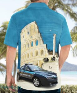 Italy, Polizia Penitenziaria (Penitentiary Police) Hawaiian Shirt Beach Shirt Summer Holiday Gift Product Photo 2