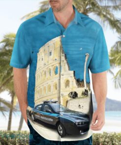 Italy, Polizia Penitenziaria (Penitentiary Police) Hawaiian Shirt Beach Shirt Summer Holiday Gift Product Photo 4