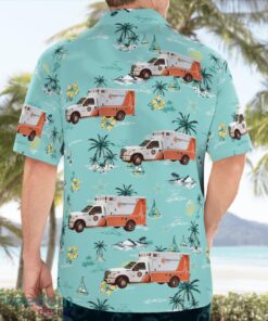 Jacksonville, Florida, Century Ambulance Service Aloha Hawaiian Shirt Product Photo 2