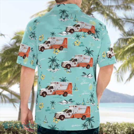 Jacksonville, Florida, Century Ambulance Service Aloha Hawaiian Shirt Product Photo 2