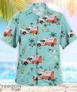 Jacksonville, Florida, Century Ambulance Service Aloha Hawaiian Shirt Product Photo 3