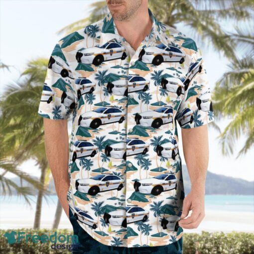 Jacksonville Sheriff's Office (JSO) Ford Police Interceptor Hawaiian Shirt Beach Summer Shirt Product Photo 3