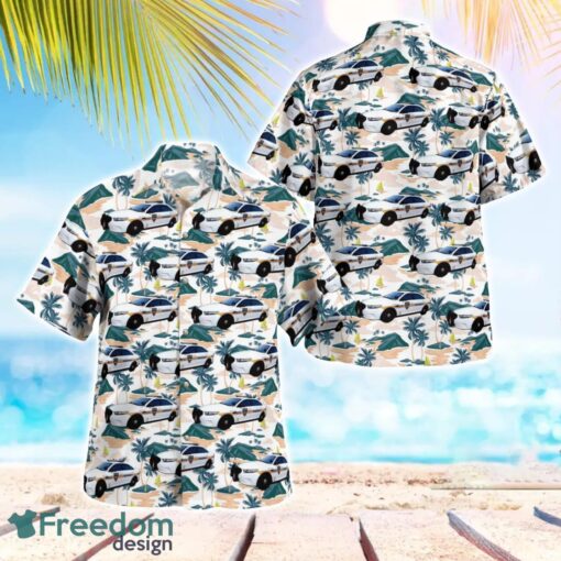 Jacksonville Sheriff's Office (JSO) Ford Police Interceptor Hawaiian Shirt Beach Summer Shirt Product Photo 1