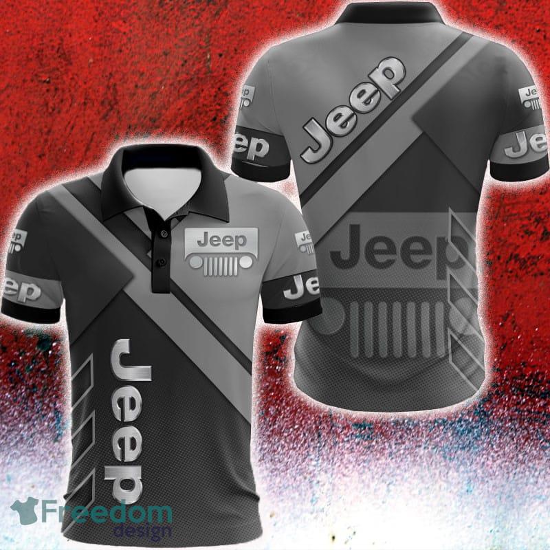 Jeep Car Racing Big Logo 3D Polo Shirt image Jeep Car Racing Big Logo 3D Polo Shirt - Jeep Car Racing Big Logo 3D Polo Shirt