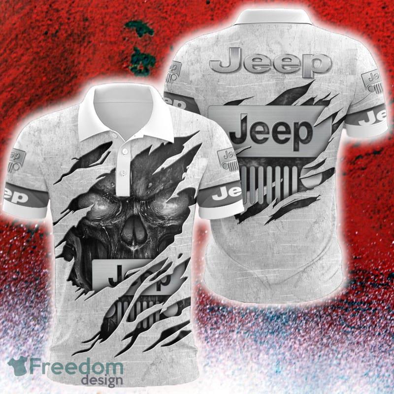 Jeep Car Skull Awakens Logo 3D Polo Car Shirt For Men And Women image Jeep Car Skull Awakens Logo 3D Polo Car Shirt For Men And Women - Jeep Car Skull Awakens Logo 3D Polo Car Shirt For Men And Women