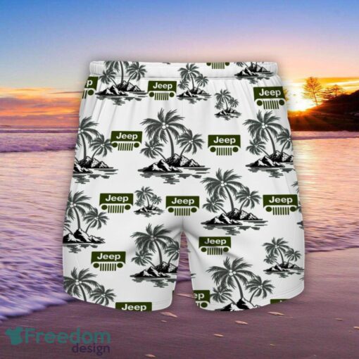 Jeep Hawaiian Shirt And Shorts Beach Lover Gift Hawaii Shirt For Men And Women Product Photo 2