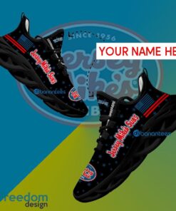 Jersey Mike's Subs Sport Sneaker Embrace Custom Name Gift Max Soul Shoes USA Flag Star New For Fans - Jersey Mike's Subs Running Shoes New Trending Personalized Photo 1