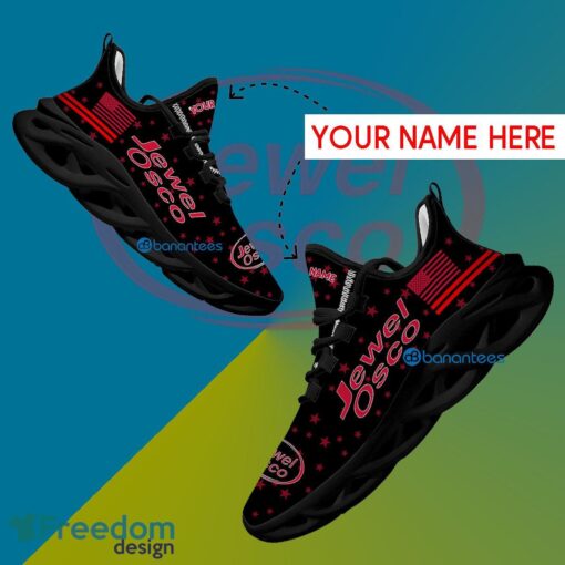 Jewel Osco Sport Sneaker Empower Custom Name Gift Max Soul Shoes USA Flag Star New For Fans - Jewel Osco Running Shoes New Trending Personalized Photo 1