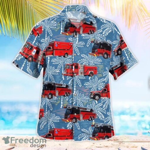 Johnston, Rhode Island, Johnston Fire Department Hawaiian Shirt Men Women Beach Shirt Product Photo 3