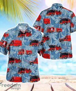 Johnston, Rhode Island, Johnston Fire Department Hawaiian Shirt Men Women Beach Shirt