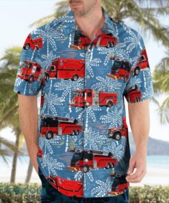 Johnston, Rhode Island, Johnston Fire Department Hawaiian Shirt Men Women Beach Shirt Product Photo 4