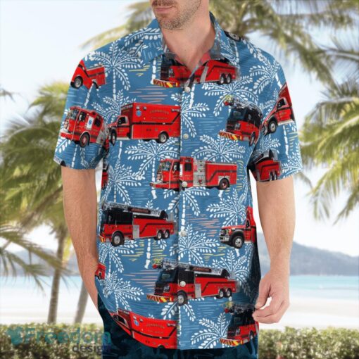 Johnston, Rhode Island, Johnston Fire Department Hawaiian Shirt Men Women Beach Shirt Product Photo 4