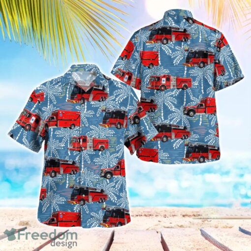 Johnston, Rhode Island, Johnston Fire Department Hawaiian Shirt Men Women Beach Shirt Product Photo 1