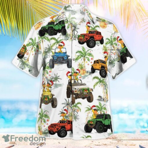 Jp Duck Christmas 3D Summer Aloha Hawaiian Shirt Product Photo 3