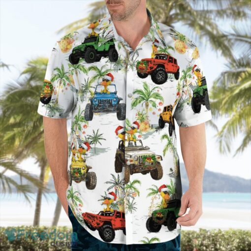 Jp Duck Christmas 3D Summer Aloha Hawaiian Shirt Product Photo 4