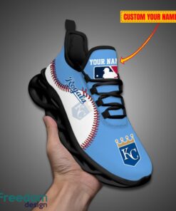 Kansas City Royals MLB Personalized Name Max Soul Shoes New Gift Product Photo 2