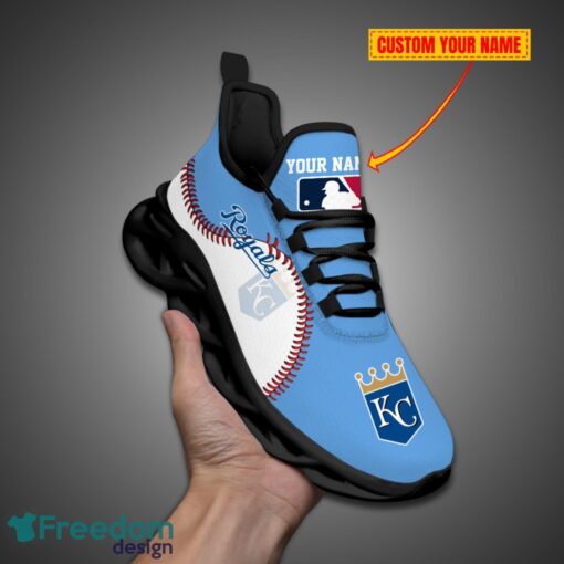 Kansas City Royals MLB Personalized Name Max Soul Shoes New Gift Product Photo 2